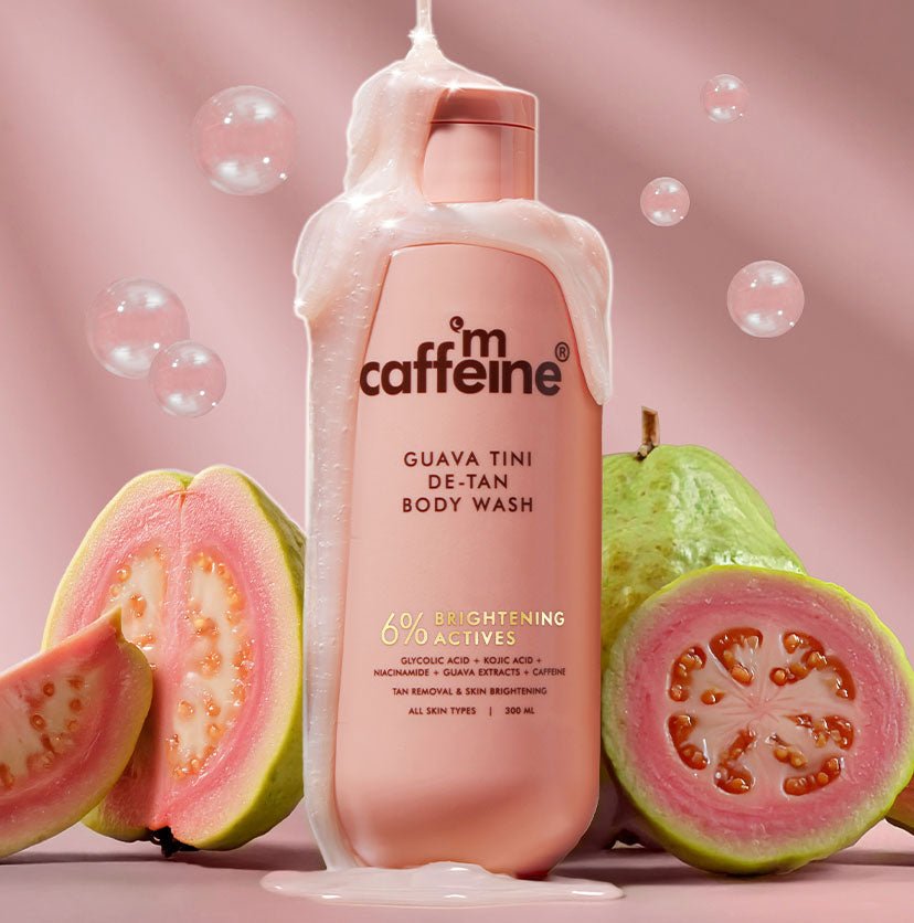 mCaffeine Guava Tini De-Tan Body Wash - 300 ml