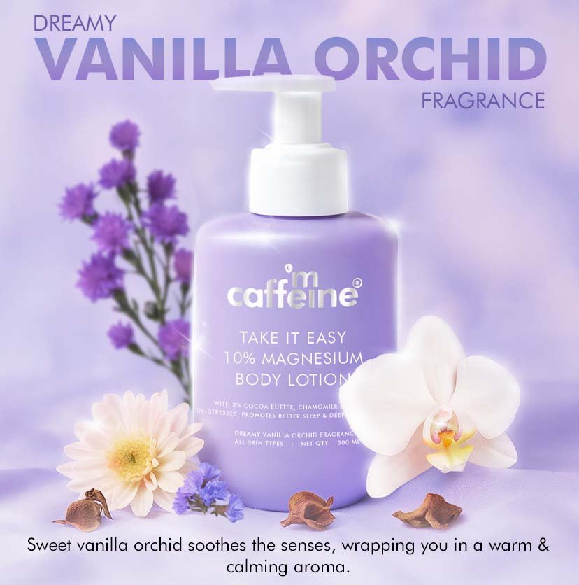 mCaffeine Take It Easy 10% Magnesium Body Lotion