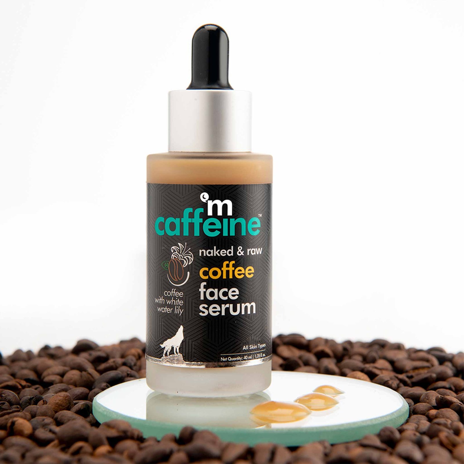 mCaffeine Coffee Face Serum with Hyaluronic Acid - 40ml