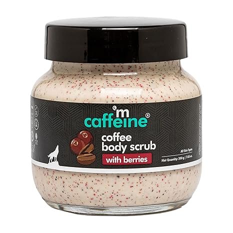 mCaffeine Creamy Coffee Body Scrub with Berries-200gm