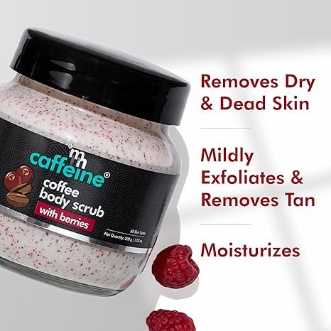mCaffeine Creamy Coffee Body Scrub with Berries-200gm